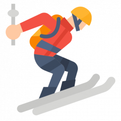 skiing